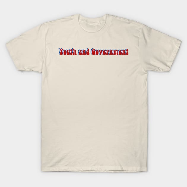 Youth and Gov Retro T-Shirt by one-broke-kid